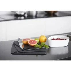 Point-Virgule snijplank uit houtvezel zwart 29.8x23.5x0.6cm FSC MIX