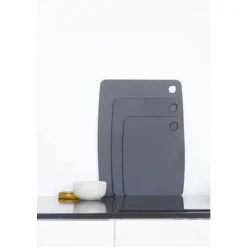 Point-Virgule snijplank uit houtvezel zwart 29.8x23.5x0.6cm FSC MIX