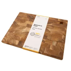 Point-Virgule snijplank uit gerecycled teakhout 40x30x2cm