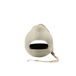 Point-Virgule Voederhuisje voor vogels uit bamboevezel naturel ø 18.2cm H 19cm