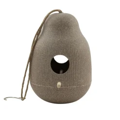 Point-Virgule Vogelhuisje uit bamboevezel naturel ø 18.1cm H 25cm