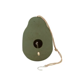 Point-Virgule Vogelhuisje uit bamboevezel jagersgroen ø 18.1cm H 25cm