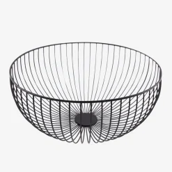 Point-Virgule Wire mand zwart ø 35cm H 15cm