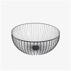 Point-Virgule Wire mand zwart ø 30cm