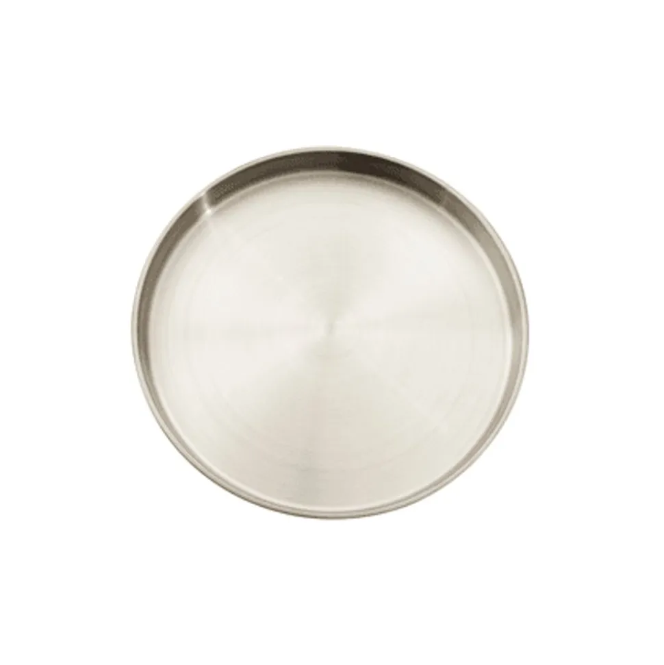 Point-Virgule zeevruchtenschaal in roestvrij staal 31x2,5cm