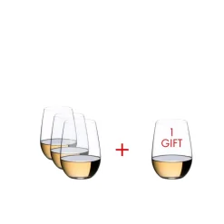 Riedel O Wine Tumbler Wijnglas Riesling 3+1 gratis