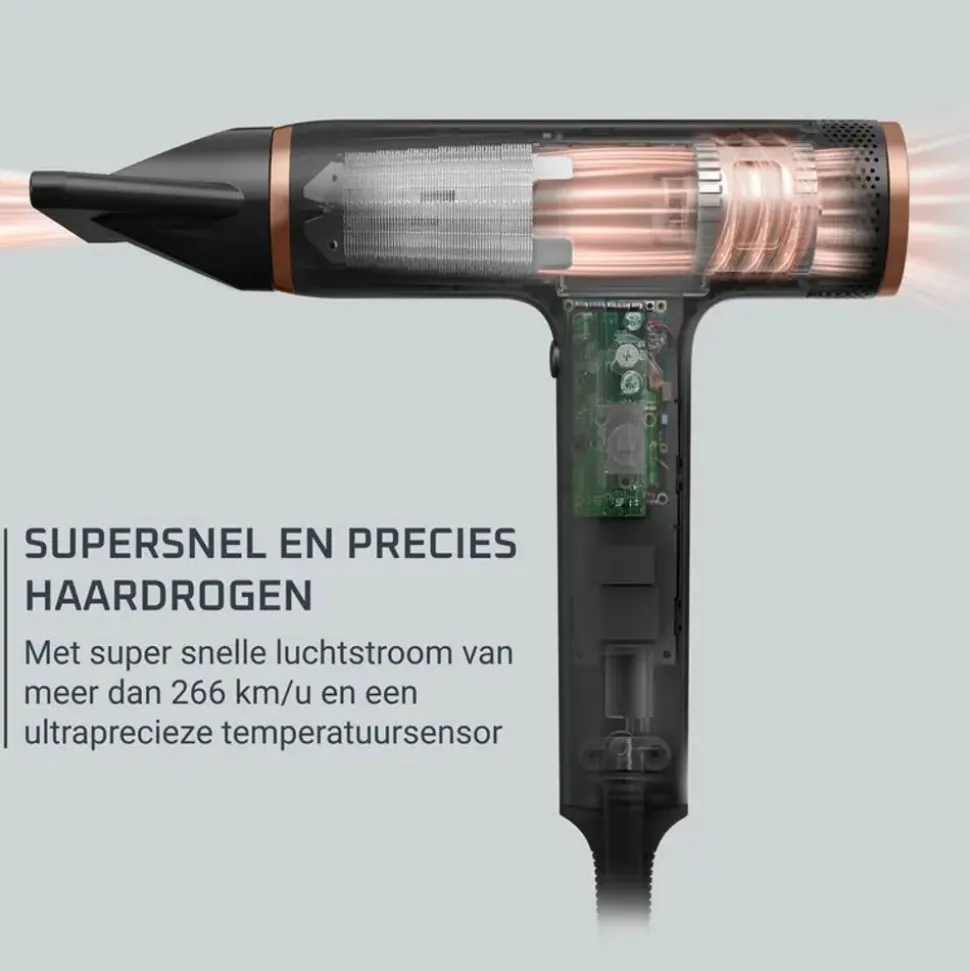 Rowenta HY8310 Maestria Nano Haardroger - 1.700W - Digitale motor