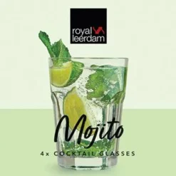 Royal Leerdam 4 Mojito glazen Cocktail at home