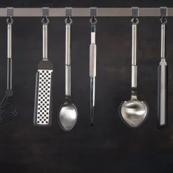 Rösle Flexibele spatel geperforeerd 32cm RVS met siliconen rand