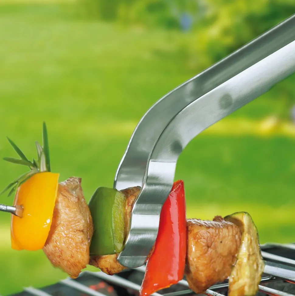 Rösle Grilltang gebogen 35,5cm RVS