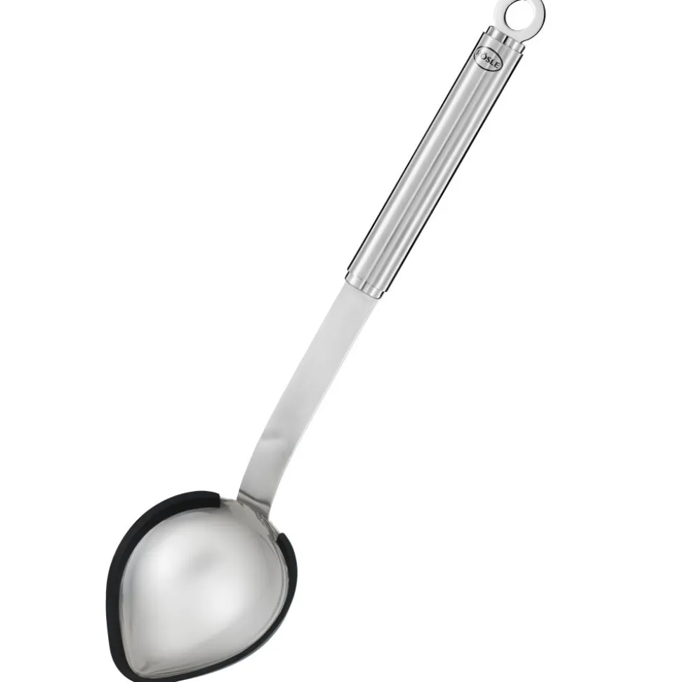 Rösle Groentelepel met siliconen rand 32cm RVS