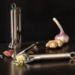 Rösle Knoflookpers 18cm RVS