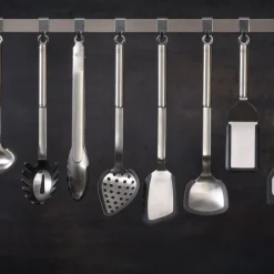 Rösle Multifunctionele lepel 34,5cm RVS met siliconen rand