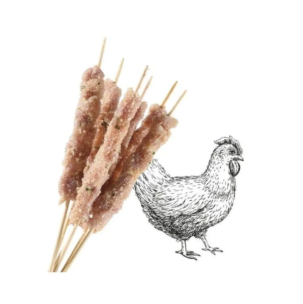 Rusti Arrosticini gepaneerde kip 25gr 12 stuks