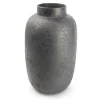 Salt & Pepper Bullet Vaas 20xH34cm antraciet