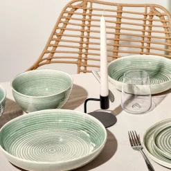 Salt & Pepper Cameo Kom 18xH9cm groen