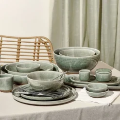 Salt & Pepper Cameo Serveerschaal 33,5x18cm groen