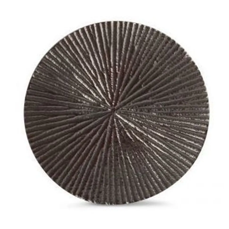 Salt & Pepper Charm Glasonderzetter 10cm geribbeld zwart set/4