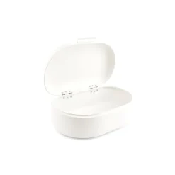 Salt & Pepper Crust Broodtrommel 33,5x21xH14,5cm wit