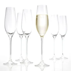 Salt & Pepper Cuvee champagneglas set/6
