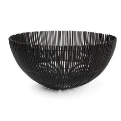 Salt & Pepper Iris Draadmand 25xH12cm zwart