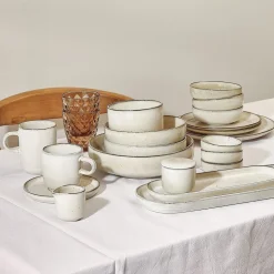 Salt & Pepper Meridian Kom 22xH6cm ivoor