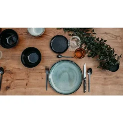 Salt & Pepper Meridian Plat bord 20cm groen/blauw