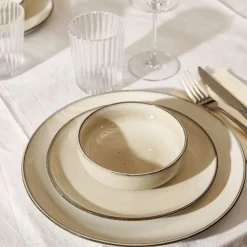 Salt & Pepper Meridian Plat bord 26cm ivoor