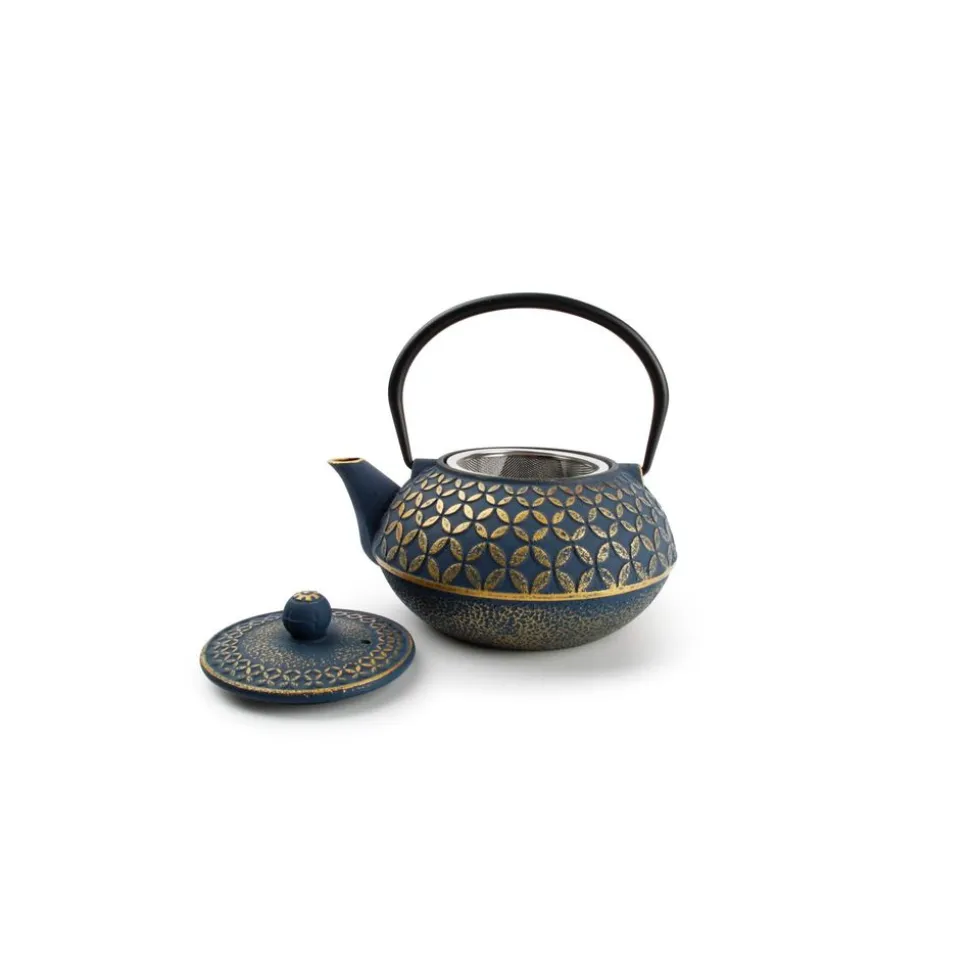 Salt & Pepper My Tea Theepot 80cl blad goud/blauw