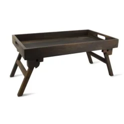 Salt & Pepper Rural Dienblad 55x30xH10cm op voet hout zwart