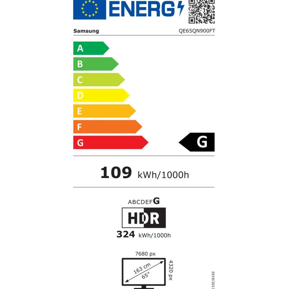 Samsung Neo QLED 8K Vision AI Smart TV QN900F Mini LED (2025) 65inch