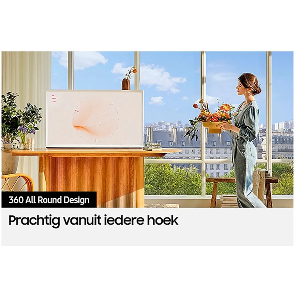 Samsung The Serif QLED 4K (2024) 43inch Cloud White