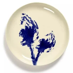 Serax Feast tableware by Ottolenghi Ontbijt bord S 19cm H2cm Wit Artisjok Blauw