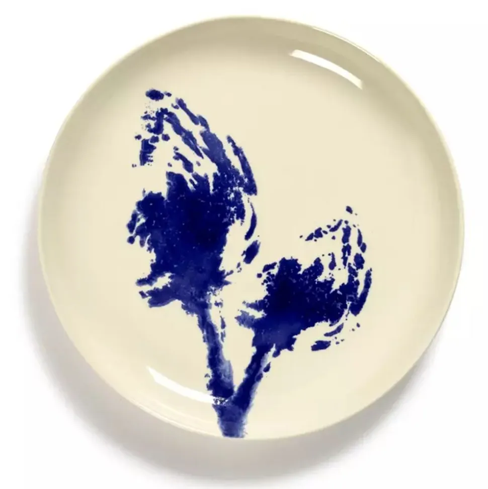 Serax Feast tableware by Ottolenghi Ontbijt bord S 19cm H2cm Wit Artisjok Blauw