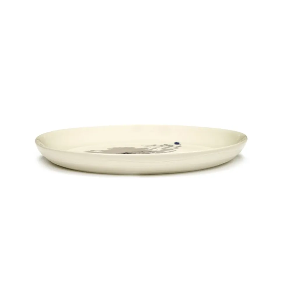 Serax Feast tableware by Ottolenghi Ontbijt bord S 19cm H2cm Wit Artisjok Blauw