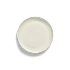 Serax Feast tableware by Ottolenghi Serveerschotel S 35cm H4cm Wit Swirl-Stripes Blauw