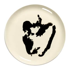 Serax Feast tableware by Ottolenghi Dinerbord L 26,5cm H2cm Wit Paprika Zwart