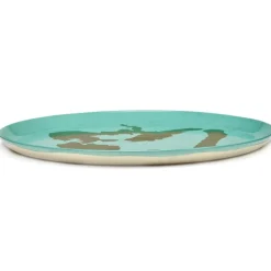 Serax Feast tableware by Ottolenghi Serveerbord 35cm H2cm Azure Paprika Goud
