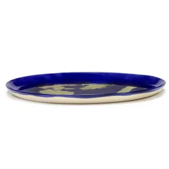 Serax Feast tableware by Ottolenghi Serveerbord 35cm H2cm Lapis Lazuli Paprika Goud