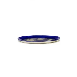 Serax Feast tableware by Ottolenghi Serveerbord 35cm H2cm Lapis Lazuli Paprika Goud