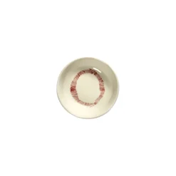 Serax Feast tableware by Ottolenghi Schotel XS 7.5cm H2cm wit swirl-stripes rood