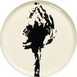 Serax Feast tableware by Ottolenghi Serveerbord 35cm H2cm Wit Artisjok Zwart