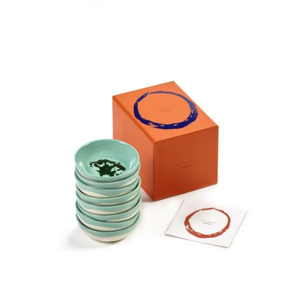 Serax Feast tableware by Ottolenghi Schotel XS 7.5cm H2cm Azure Broccoli Groen