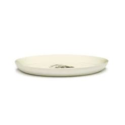 Serax Feast tableware by Ottolenghi Ontbijtbord S 19cm H2cm Wit Artisjok Zwart
