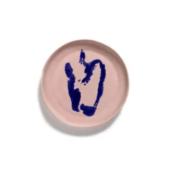 Serax Feast tableware by Ottolenghi Serveerschotel S 35cm H4cm Delicious Pink Paprika Blauw