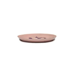 Serax Feast tableware by Ottolenghi Serveerschotel S 35cm H4cm Delicious Pink Paprika Blauw