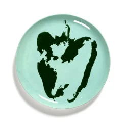 Serax Feast tableware by Ottolenghi Dinerbord L 26.5cm H2cm Azure Paprika Groen