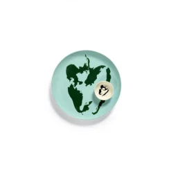 Serax Feast tableware by Ottolenghi Dinerbord L 26.5cm H2cm Azure Paprika Groen