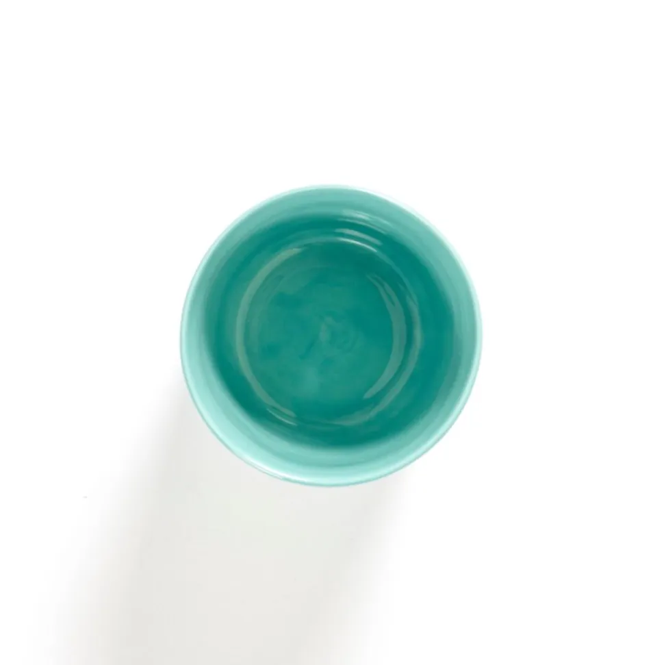 Serax Feast tableware by Ottolenghi Koffiekop 25cl Azure Swirl-Stripes Rood