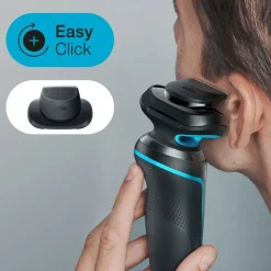 Series 5 51-M1200s Wet & Dry scheerapparaat met 1 opzetstuk, mint.